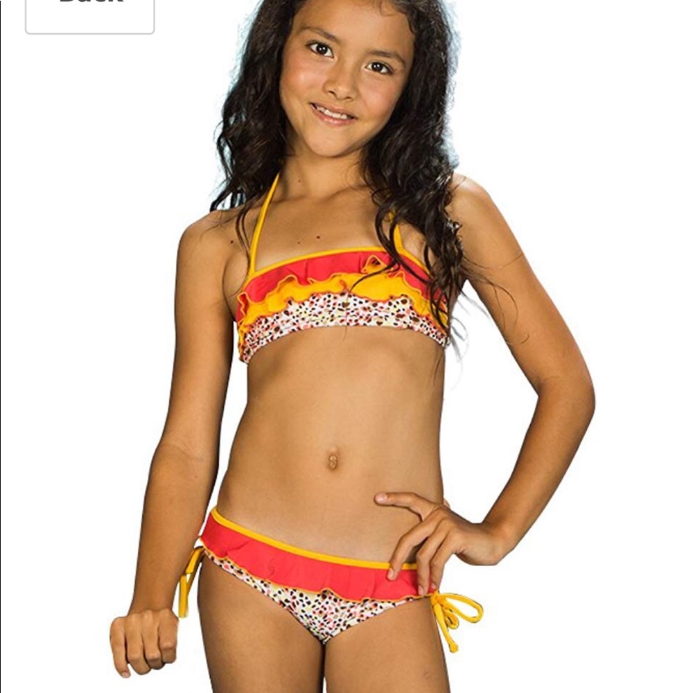 Kids strapless bikini